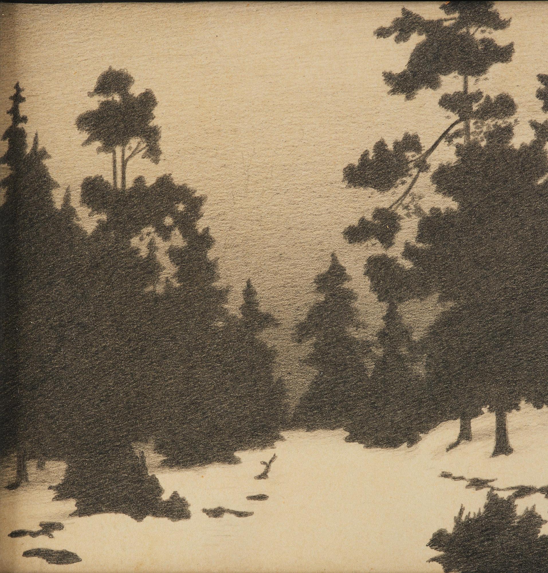 Oskar Bergman, Winter in the archipelago.