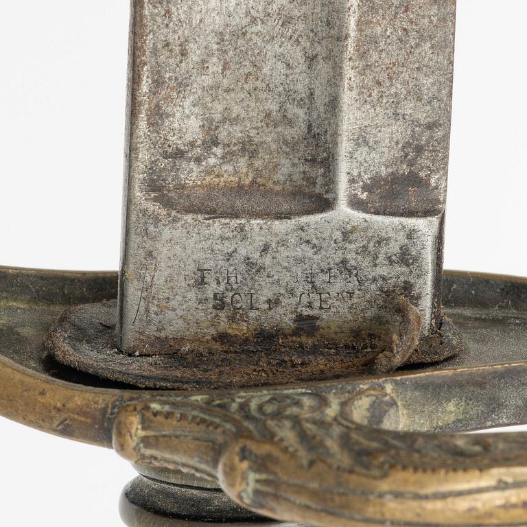 A 19th century Dutch/German sabre.