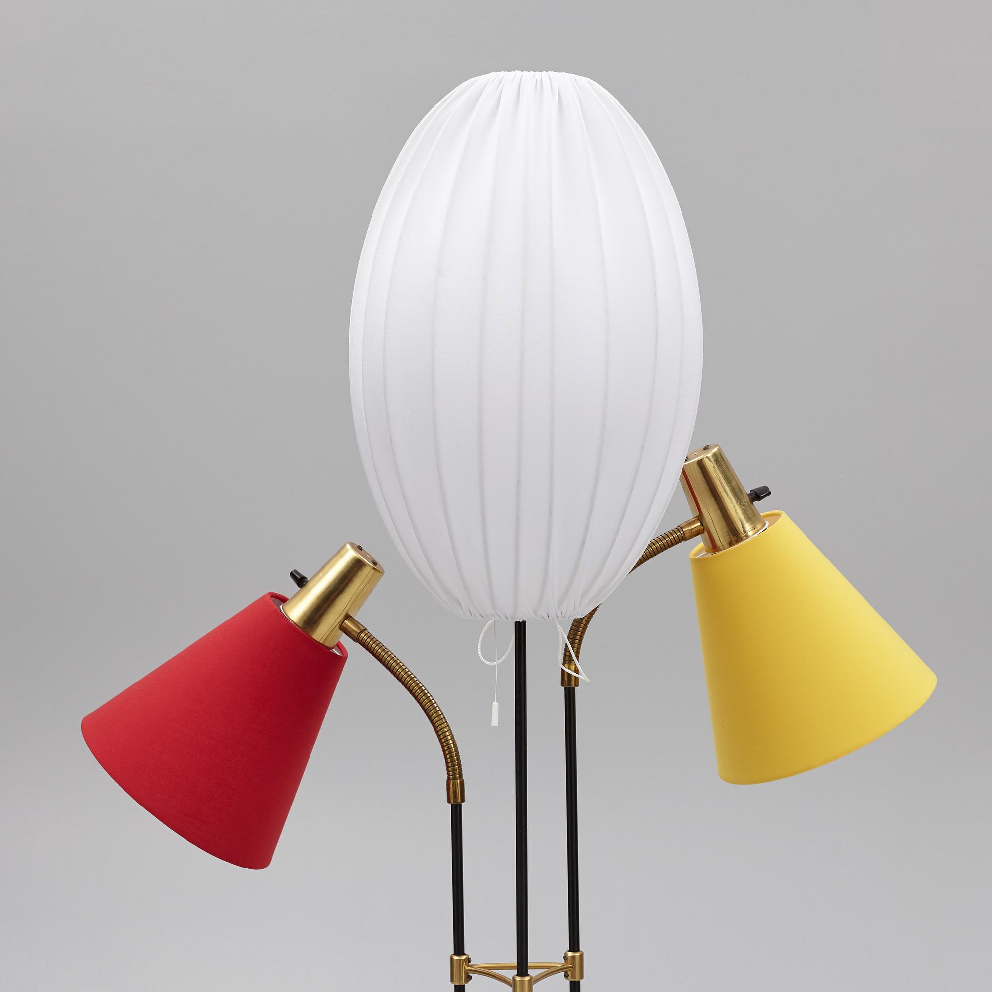 Floor lamp, mid-20th century.