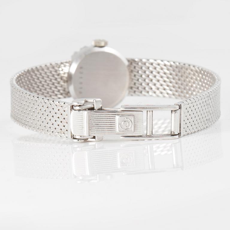 ARMBANDSUR, 18k vitguld, 16 briljantslipade diamanter, Certina, Schweiz, omkring 1900-talets mitt. Total vikt 26 g.