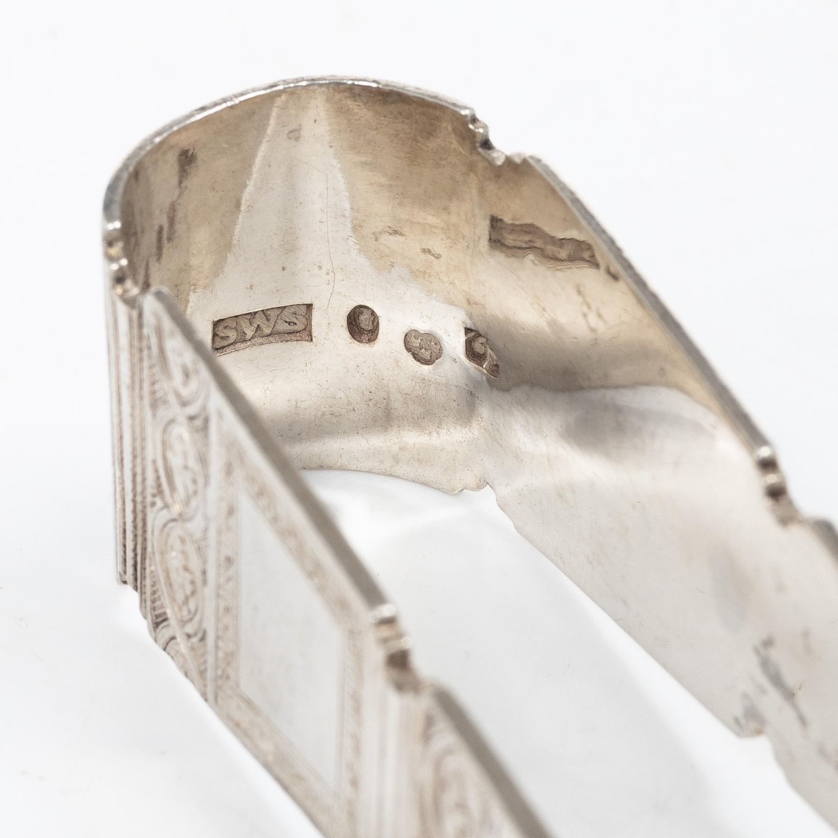 Stefan Westerstråhle, sockertång, silver, Stockholm 1796.