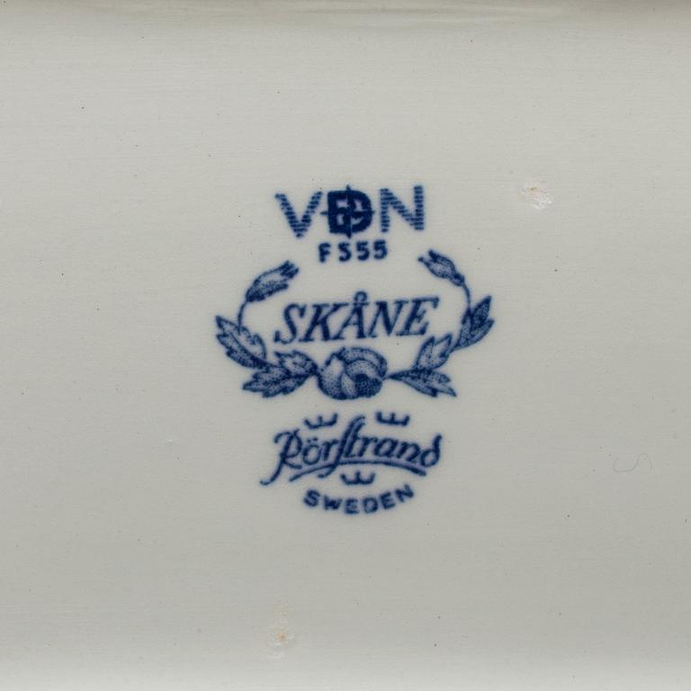 132 psc creamware 'Skåne', Rörstrand (1915-48).