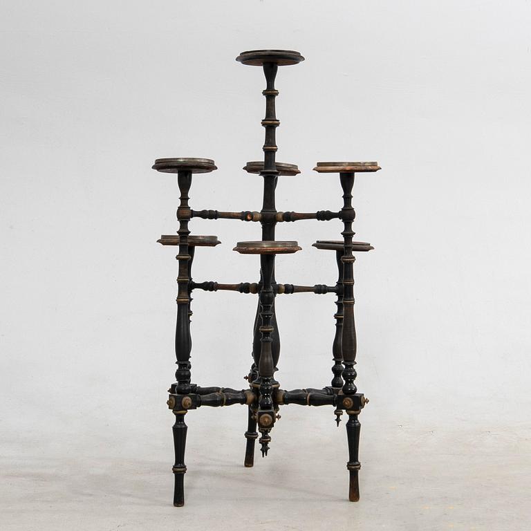 Flower pedestal, circa 1900.