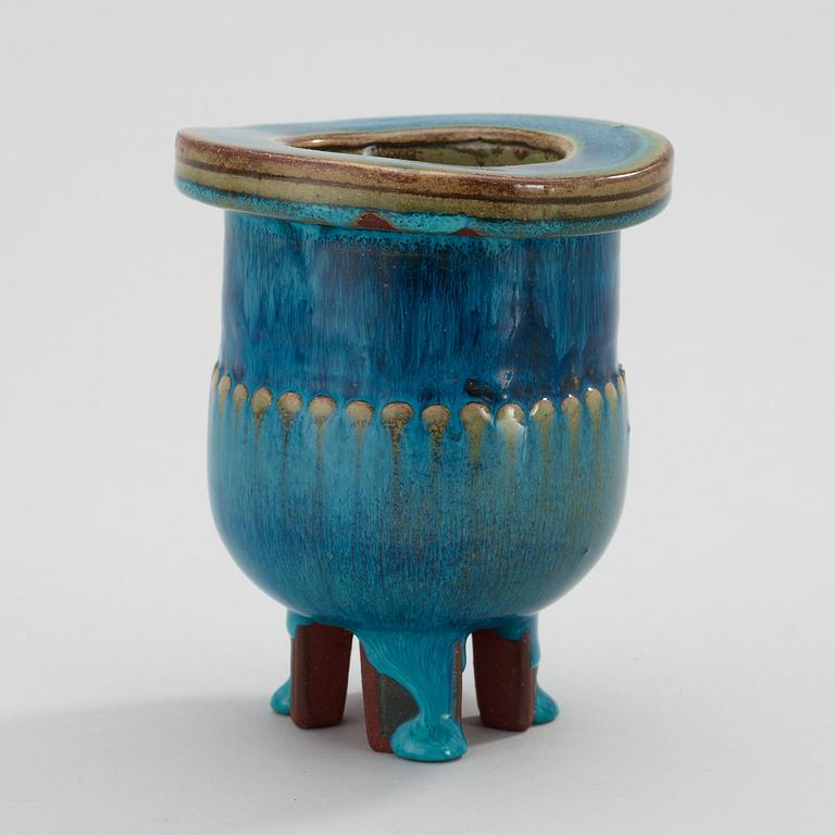 A Wilhelm Kåge 'Farsta' stoneware vase, Gustavsberg Studio 1958.