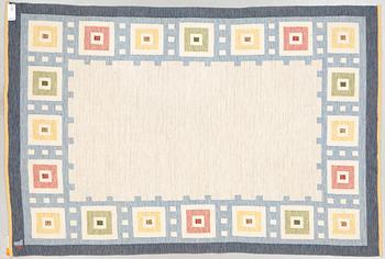 Carpet, Erik Lundberg, possibly, flat weave, Vävaregården i Eringsboda, ca 250 x  165 cm.