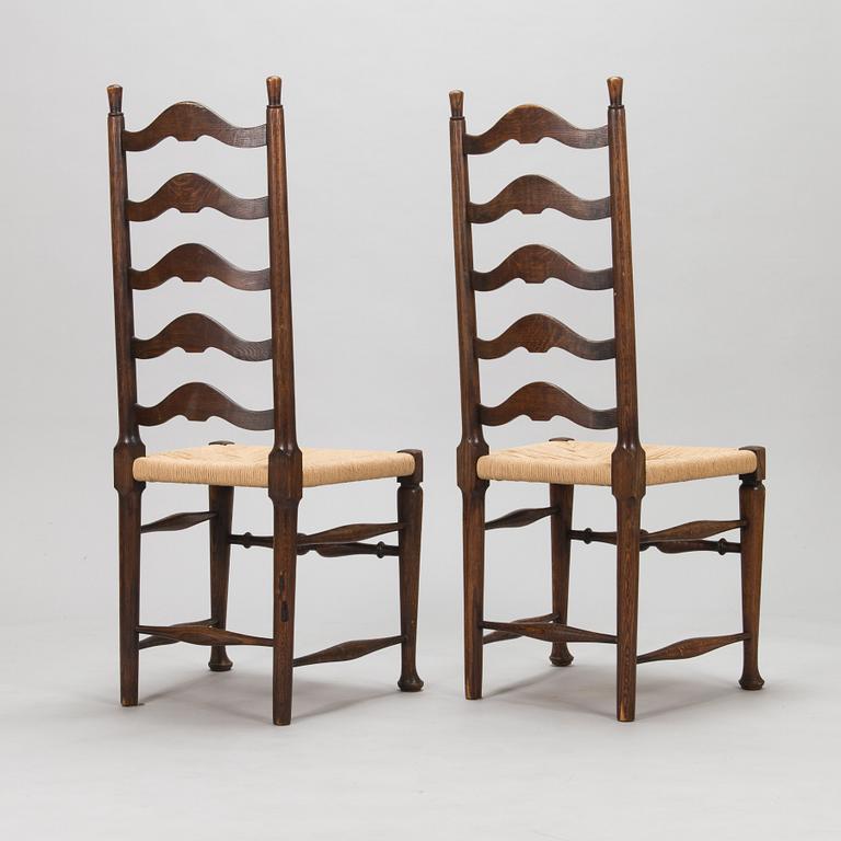 Werner West, tuoli, malli 3874, Oy Stockmann Ab, Keravan puusepäntehdas 1930-luku.
