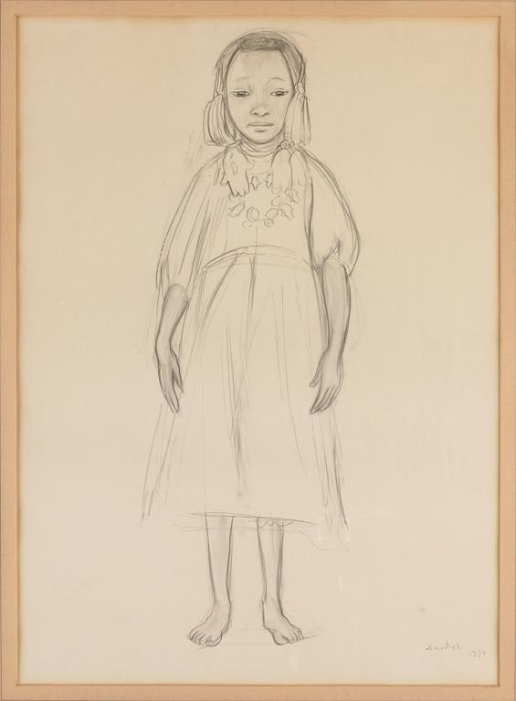 Nils von Dardel, Afrikansk flicka.