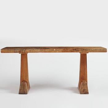 Axel Einar Hjorth, an "Utö" stained pine table, Nordiska Kompaniet 1930s.