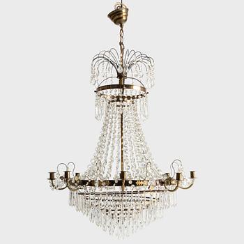 Ljuskrona, empirestil, 1900-tal.