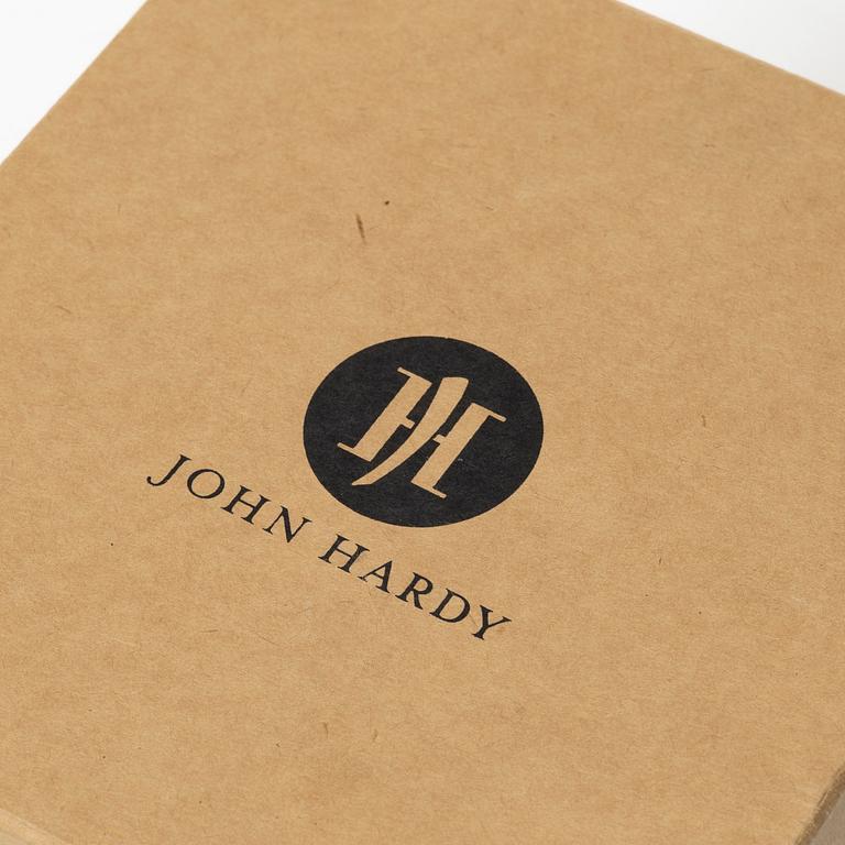 John Hardy,  a sterling silver beaker, with hardwood.
