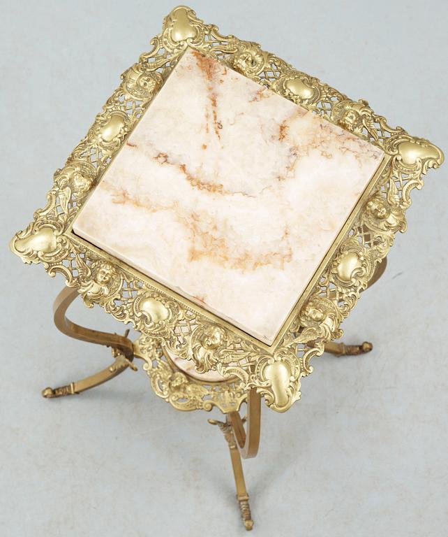 PIEDESTAL, mässing, 1800/1900-tal.