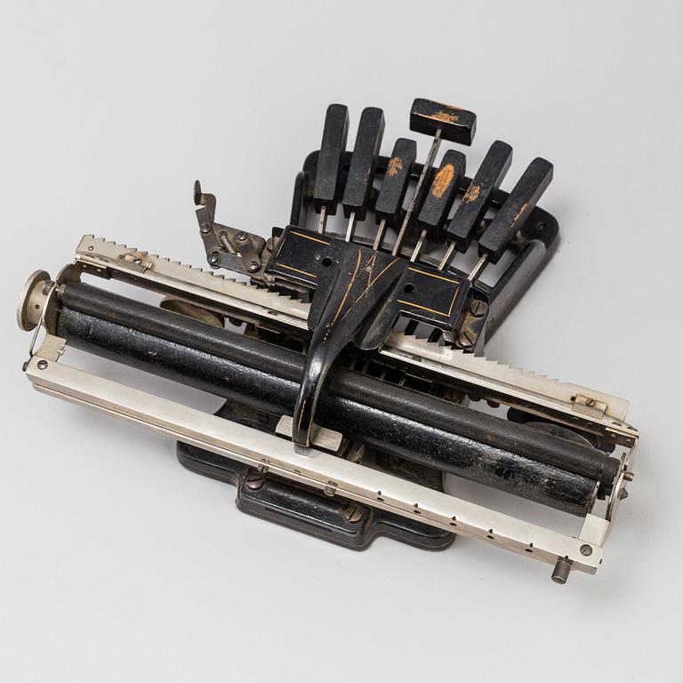 A braille typewriter by Picht, about 1900.