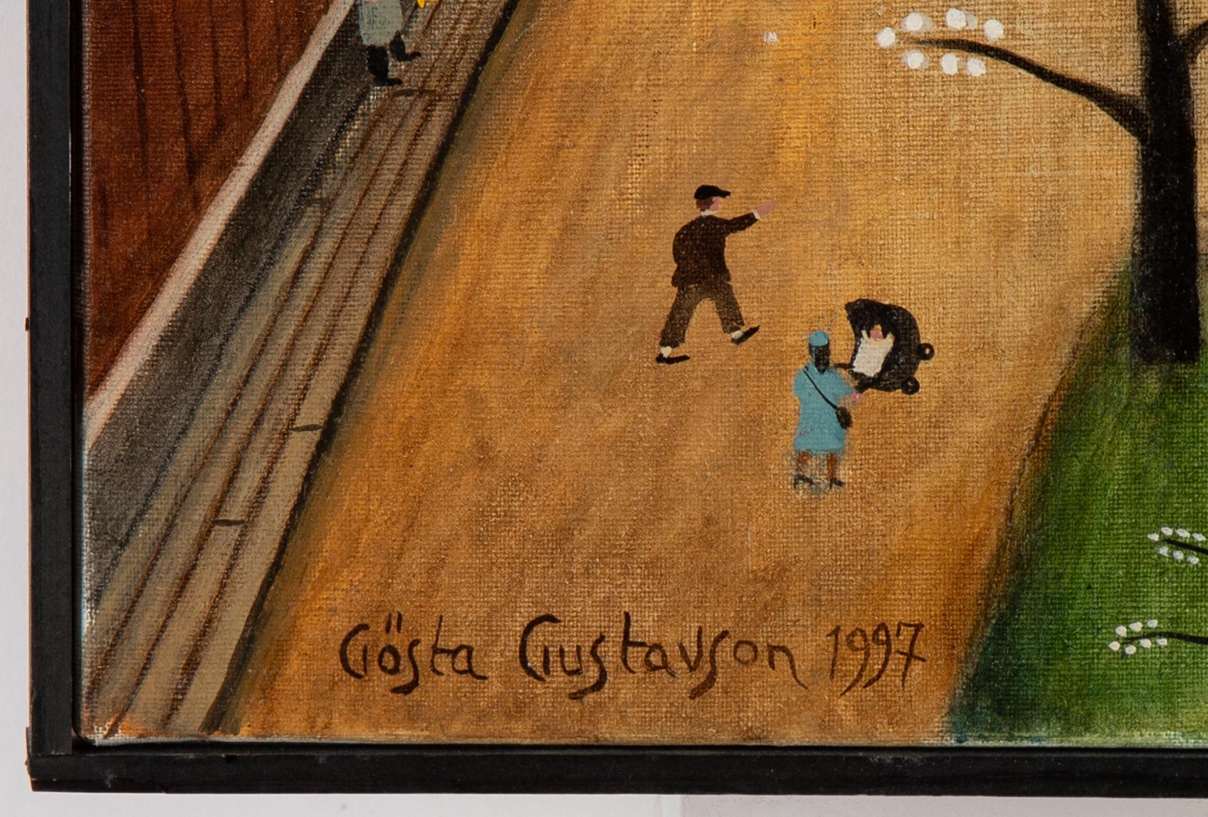 Gösta Gustavson, oil on canvas, signed and dated 1997.