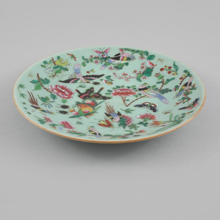 FAT och VASER, 3 delar, porslin, Kina, 1800/1900-tal.