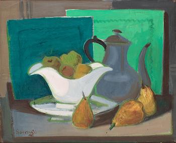 335. Jean Souverbie, Nature morte aux poires.