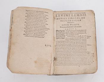 BOK, "De miraculis occultis naturae libri IIII", Levinus Lemnius, Frankfurt, 1640.