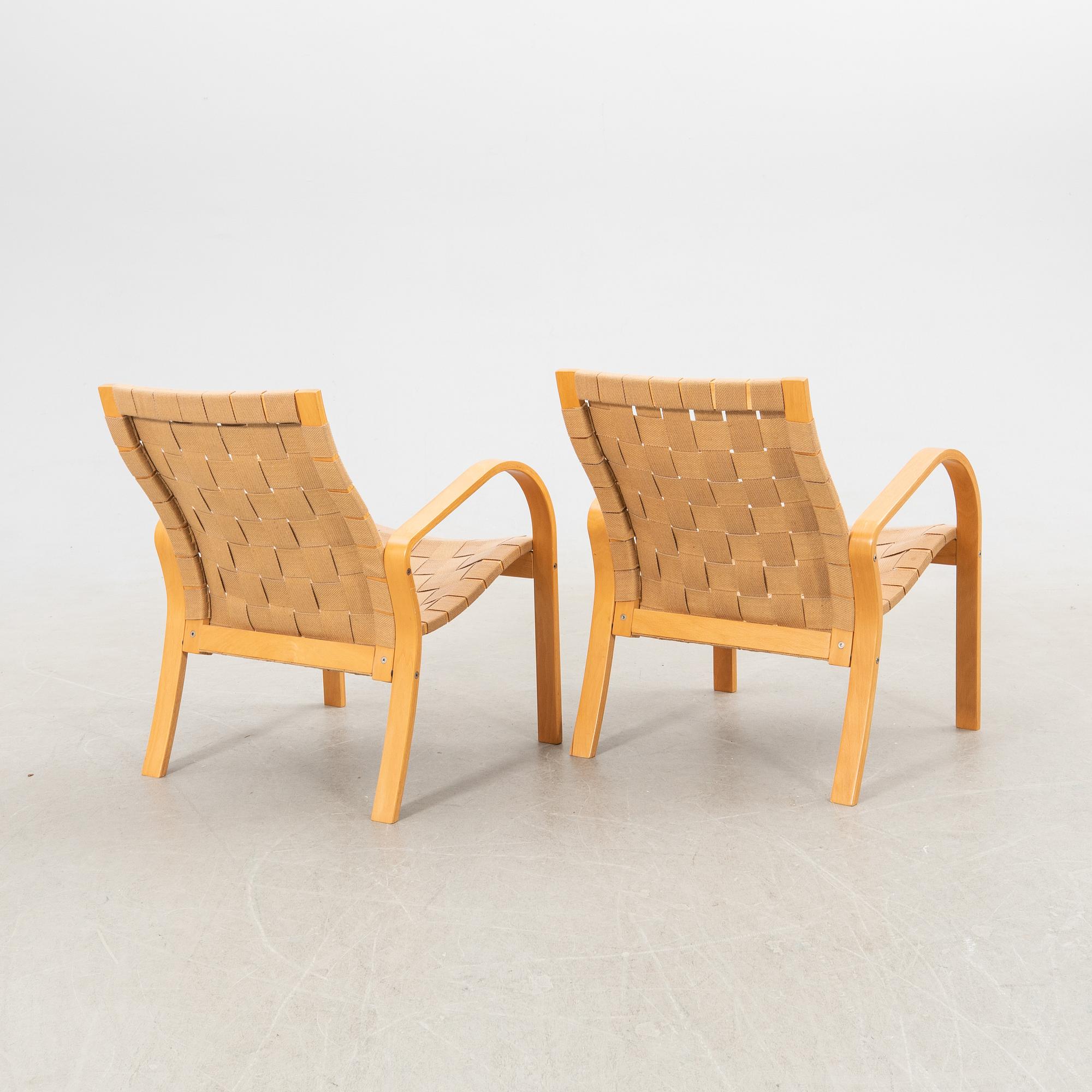 Tord Björklund, fåtöljer, ett par, "Sunne", IKEA, 1990-tal.