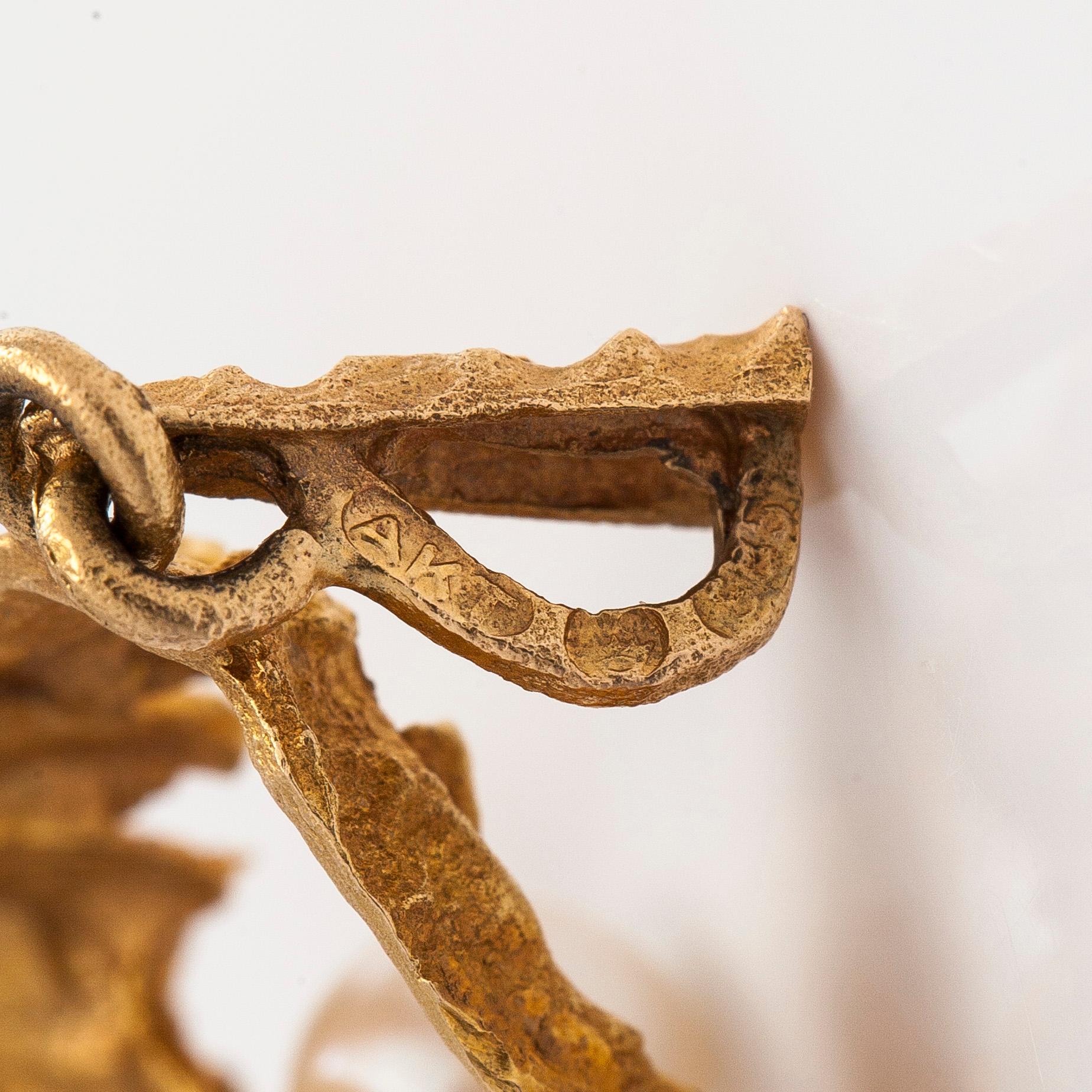 Hänge, odlad pärla, 14K guld. Tammen Koru, Åbo.
