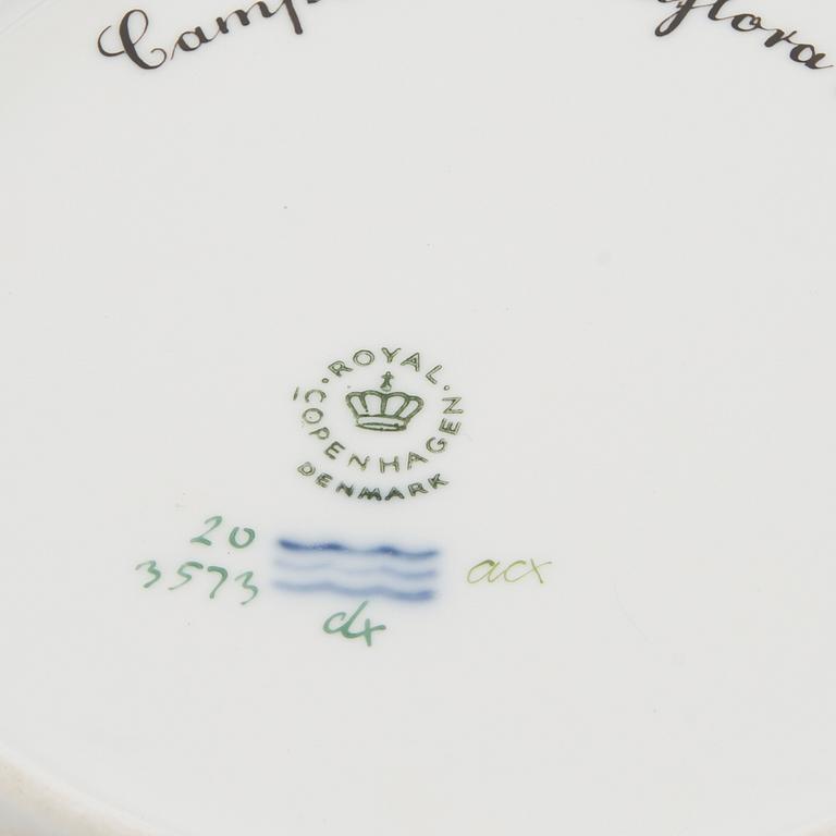 Plates 2 pcs "Flora Danica" Royal Copenhagen Denmark 1962-1963 porcelain.
