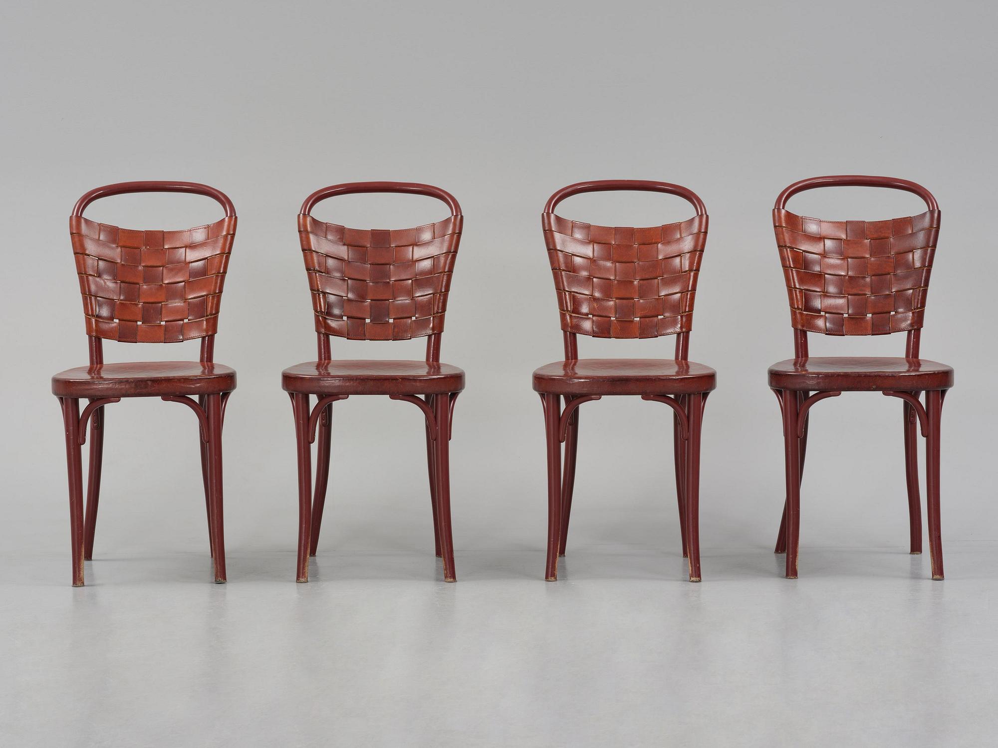 Jonas Bohlin, stolar, fyra stycken, "Vilda 5", Gemla, Diö, 2012, specialutgåva för Taverna Brillo.