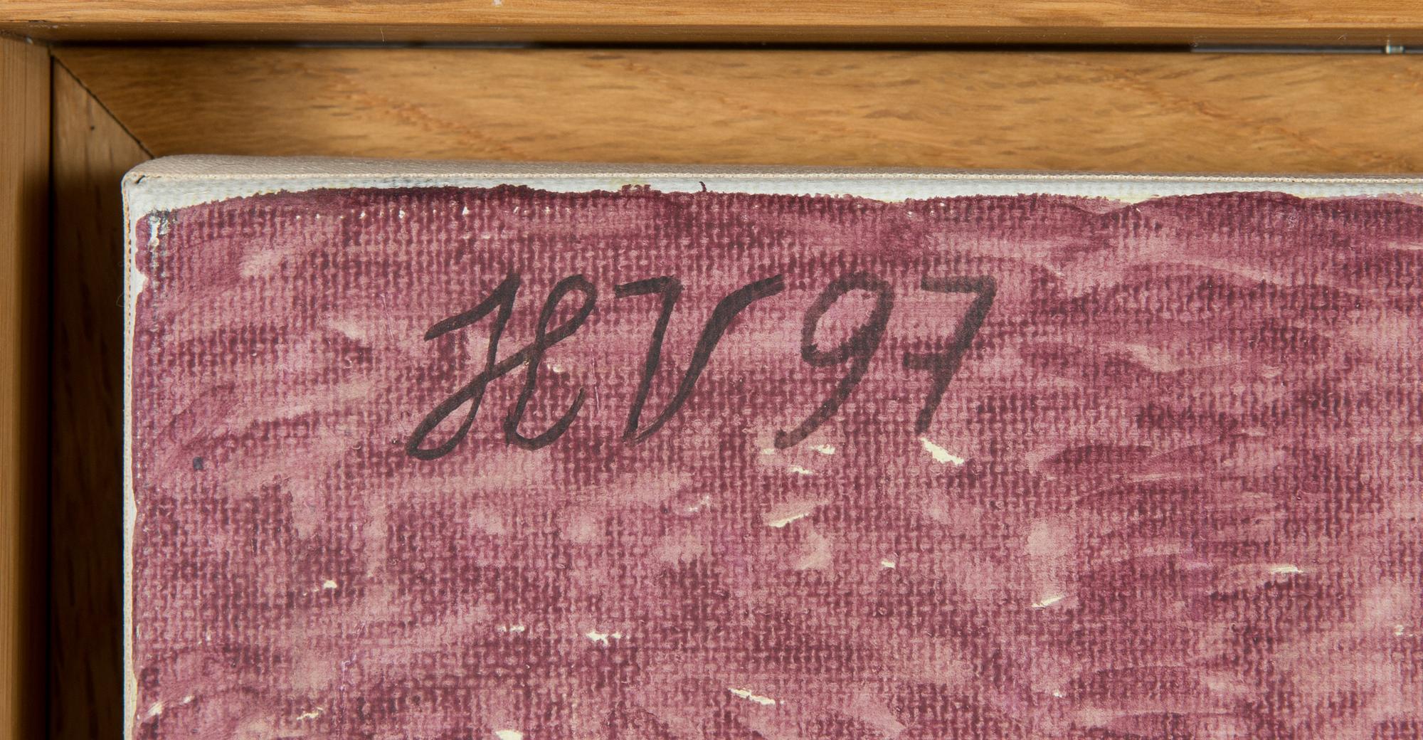 Hannu Väisänen, öljy kankaalle, signeerattu ja päivätty-97.