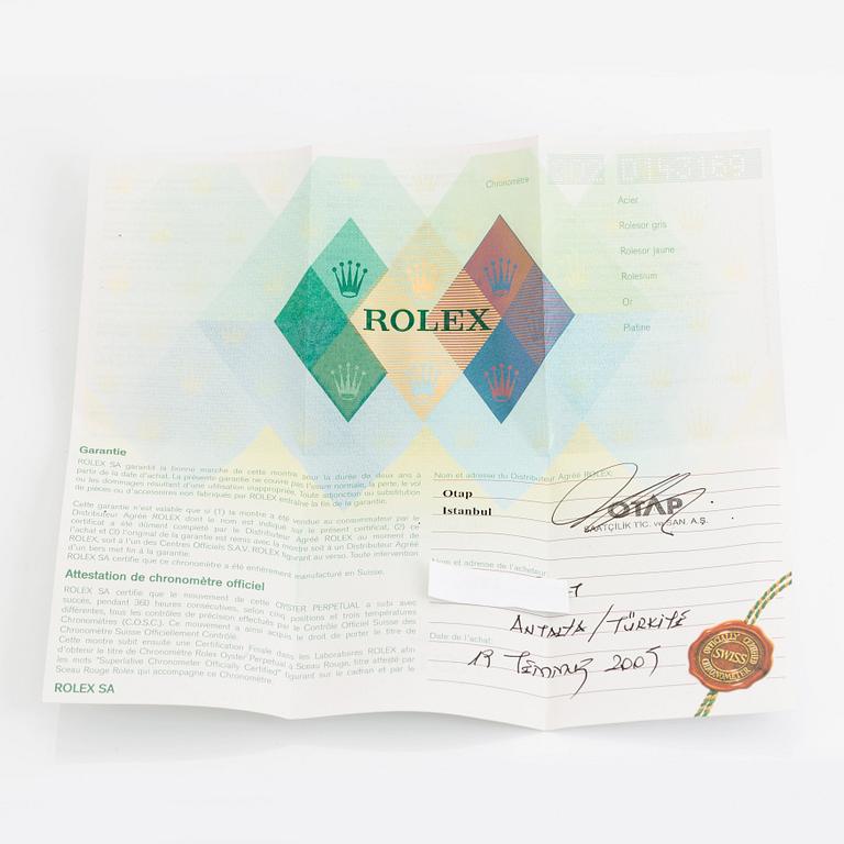 Rolex, Cosmograph, Daytona, chronograph, ca 2005.