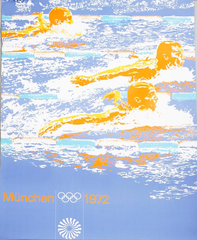 PLANSCHER, 6 st, OS München, 1972.