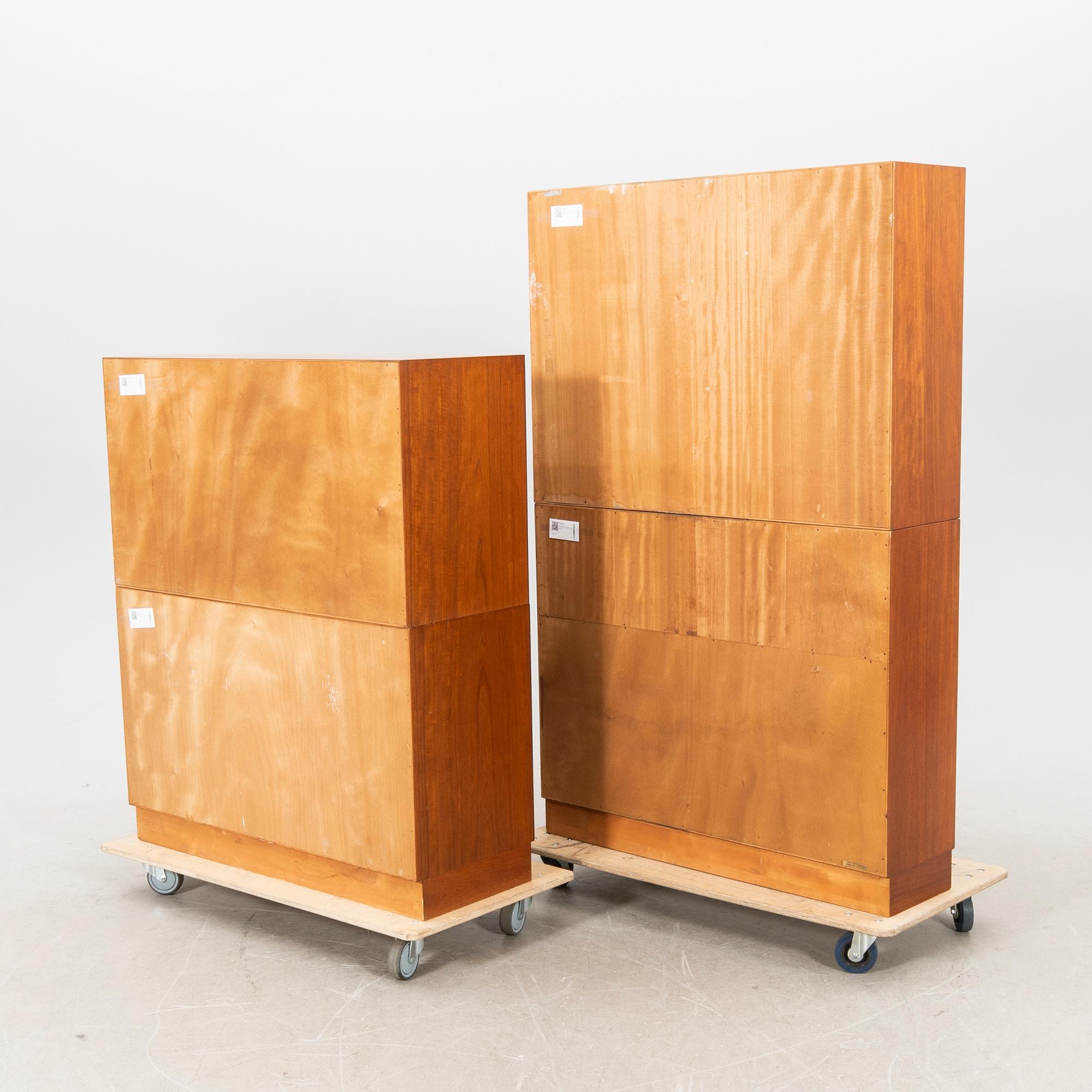 Bookshelf and cabinet from the 1960s.