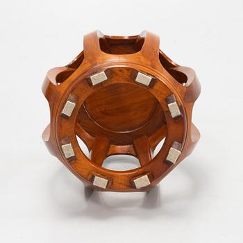 A wooden stool, China, 20th century.
