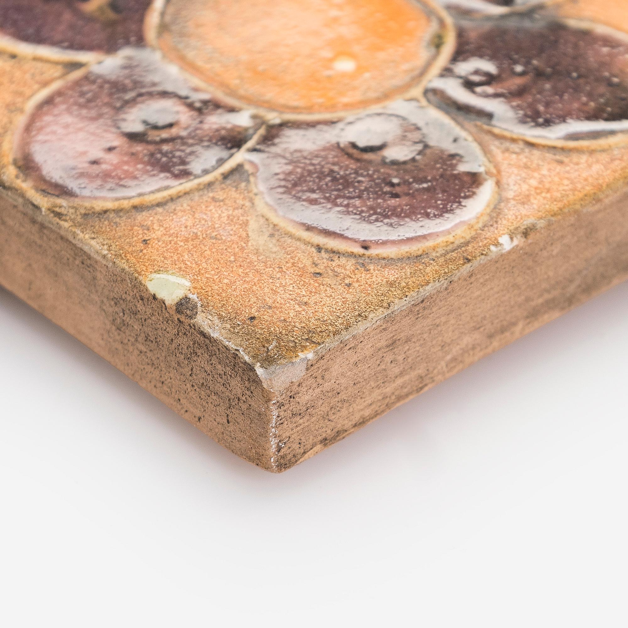 Rut Bryk, relief, stoneware, signed BRYK.