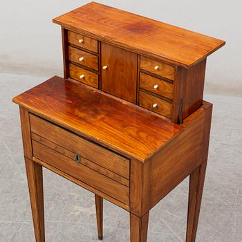 A late gustavian sewing table, early 19th century.