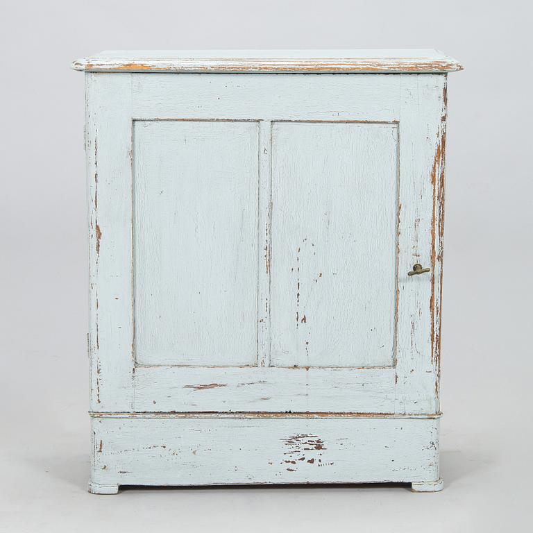 A painted cabinet, circa 1900.