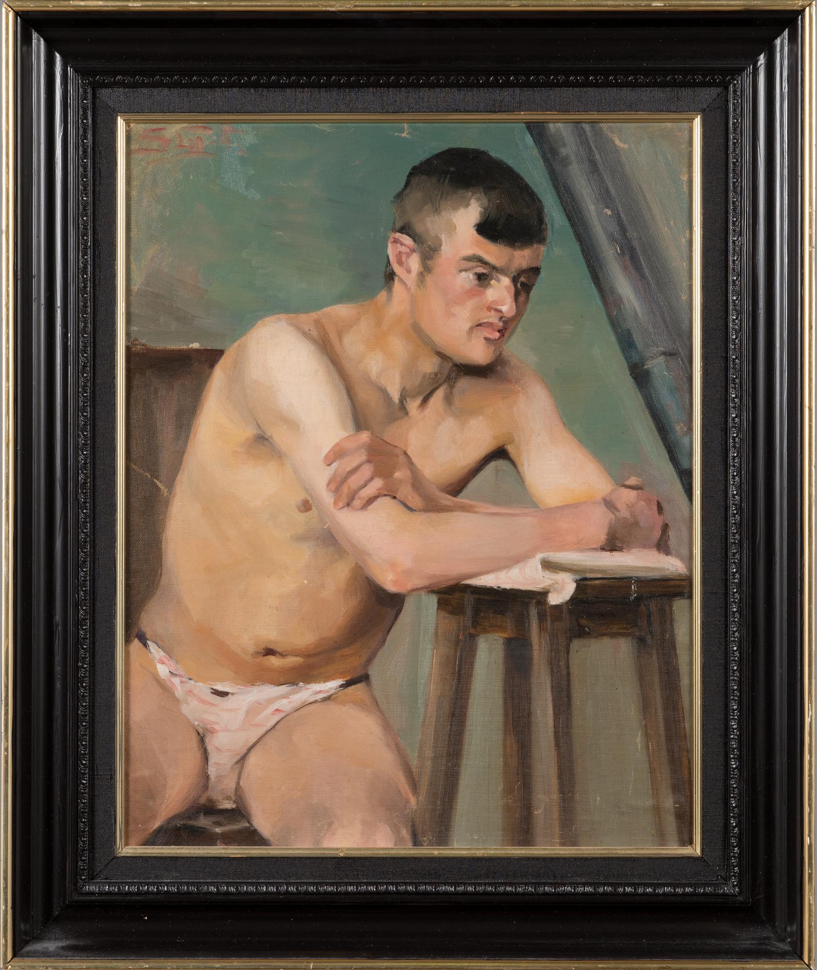 SIGRID GRANFELT, oil on canvas, laid on cardboard, signed.