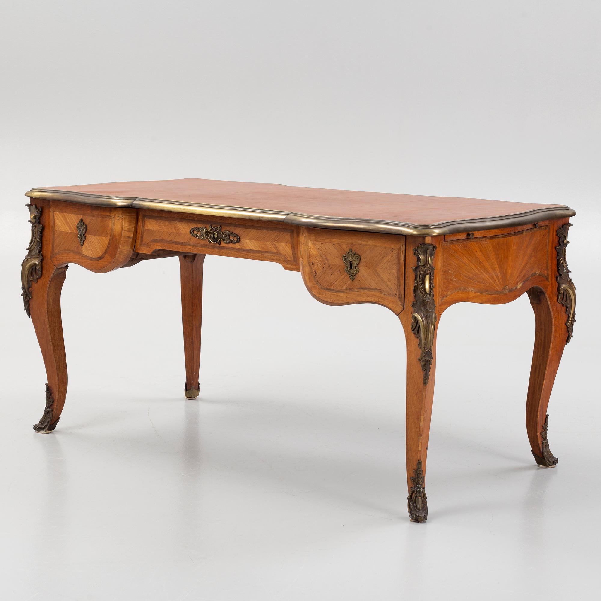 Skrivbord, Frankrike, 1800-talets slut, Louis XV-stil.