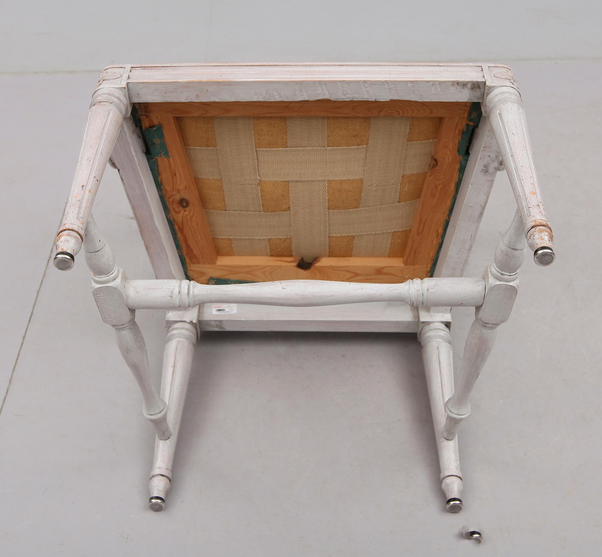 KARMSTOL, gustaviansk stil, 1900-talets andra hälft.