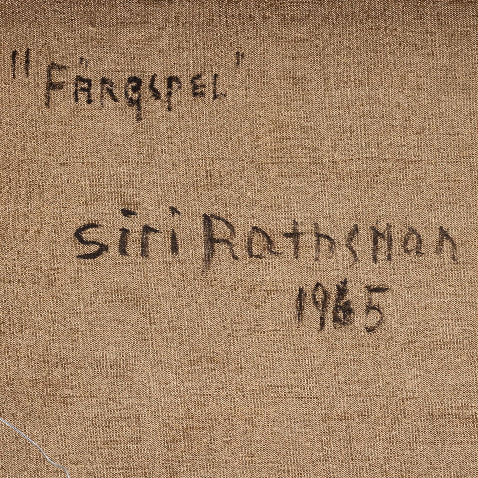 Siri Rathsman, "Färgspel".