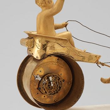 A Swedish Empire bronze case masterpiece by N. Kullberg 1822.