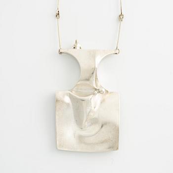 Björn Weckström, Lapponia, necklace, "Barbarella" sterling silver, Helsinki 1970.