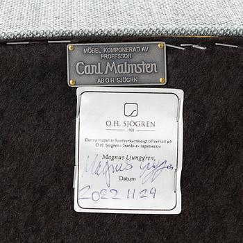 Carl Malmsten, Fåtölj, ”Häggbom”, O.H.Sjögren, Tranås, 2022.