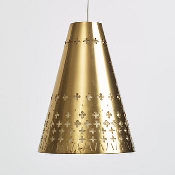 Einar Bäckströms Metallvarufabrik, a model "5416" ceiling lamp, Malmö, Sweden, 1950's.