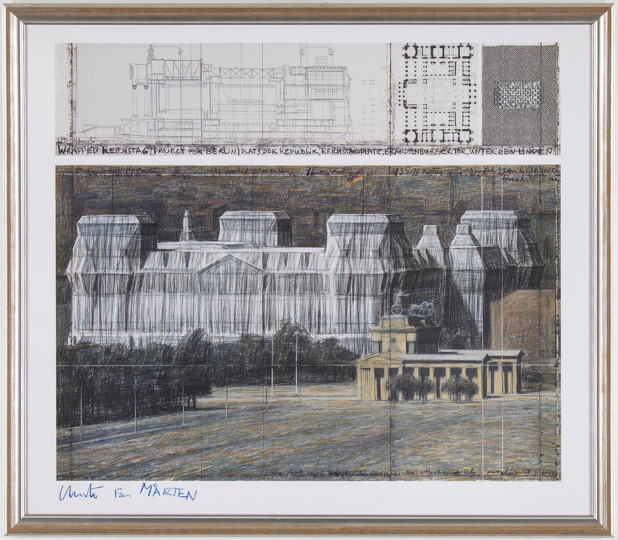 Wrapped Reichstag Project for Berlin