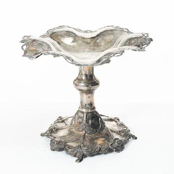 Carl August Löndberg, a silver confectionery bowl, Västervik 1864.