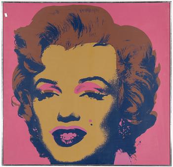 ANDY WARHOL, efter, "Marilyn", utgiven av Sunday B Morning, inköpt 1974.