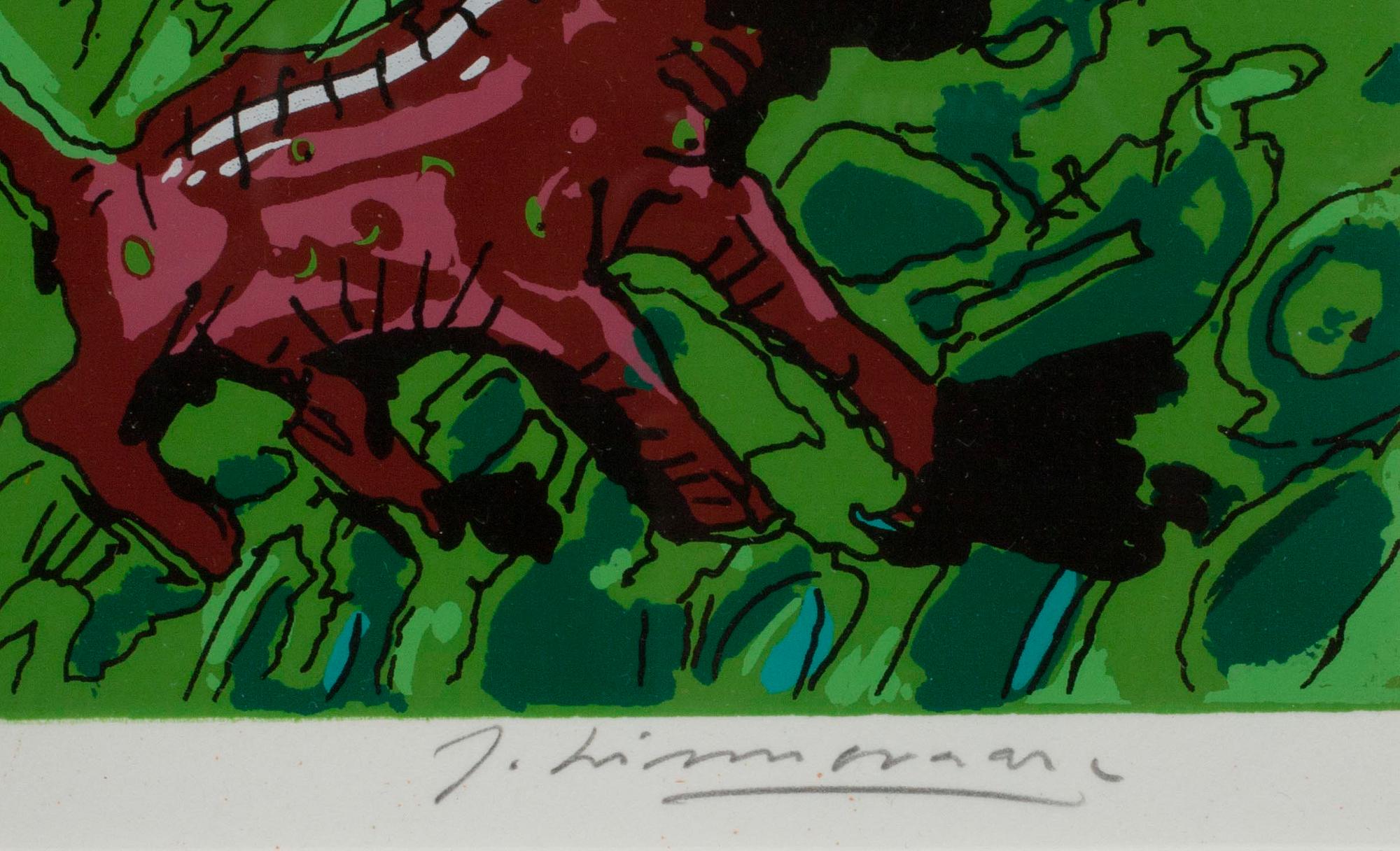 JUHANI LINNOVAARA, litografia, singeerattu ja numeroitu A.P 7/15.