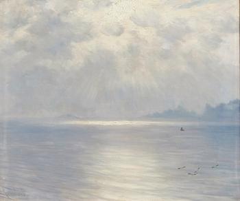 GRIMELUND, JOHANNES MARTIN, olja på duk. Sign.