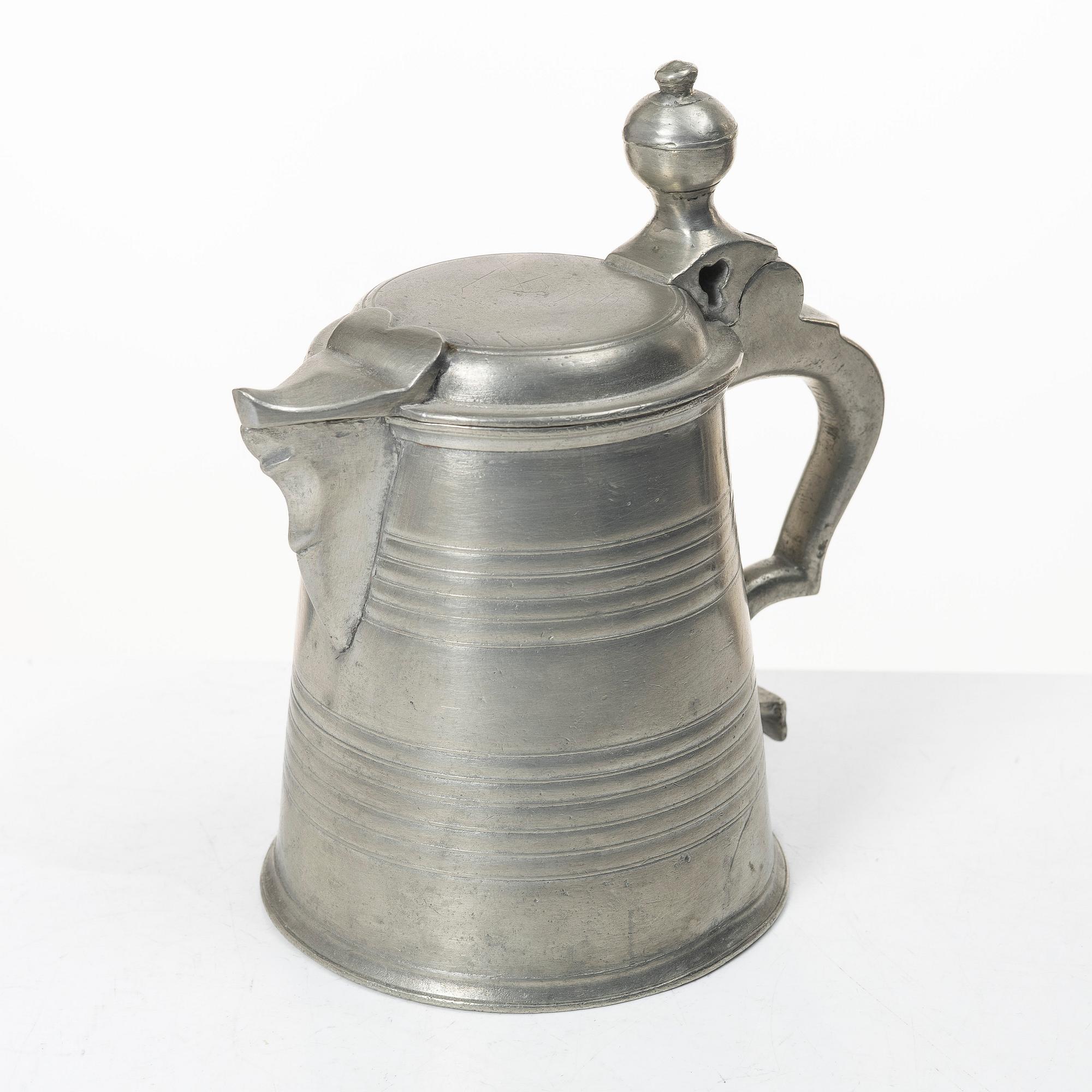 Measuring vessel, by Anders Falk, Köping, 1774.