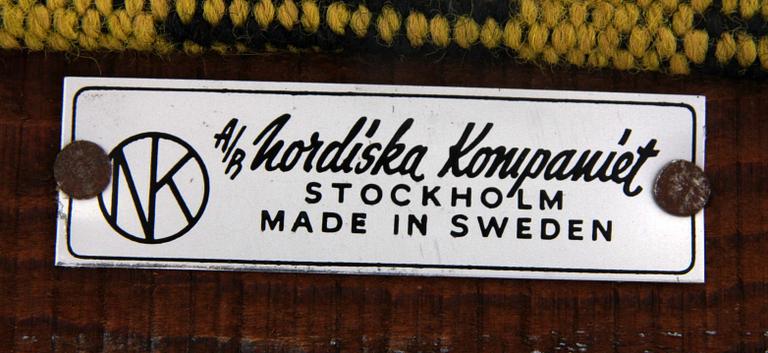 FÅTÖLJ, "Domstolsfåtöljen", Bengt Ruda för Nordiska Kompaniet, märkt.