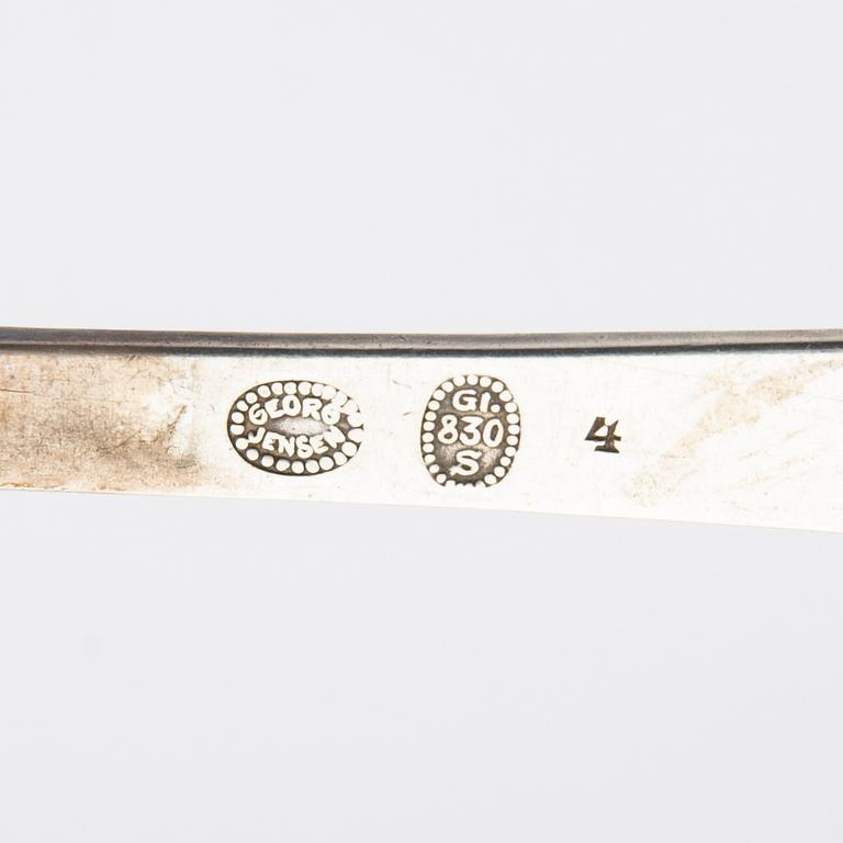 Georg Jensen, bestick 5 st  "Antik/Continental", silver.