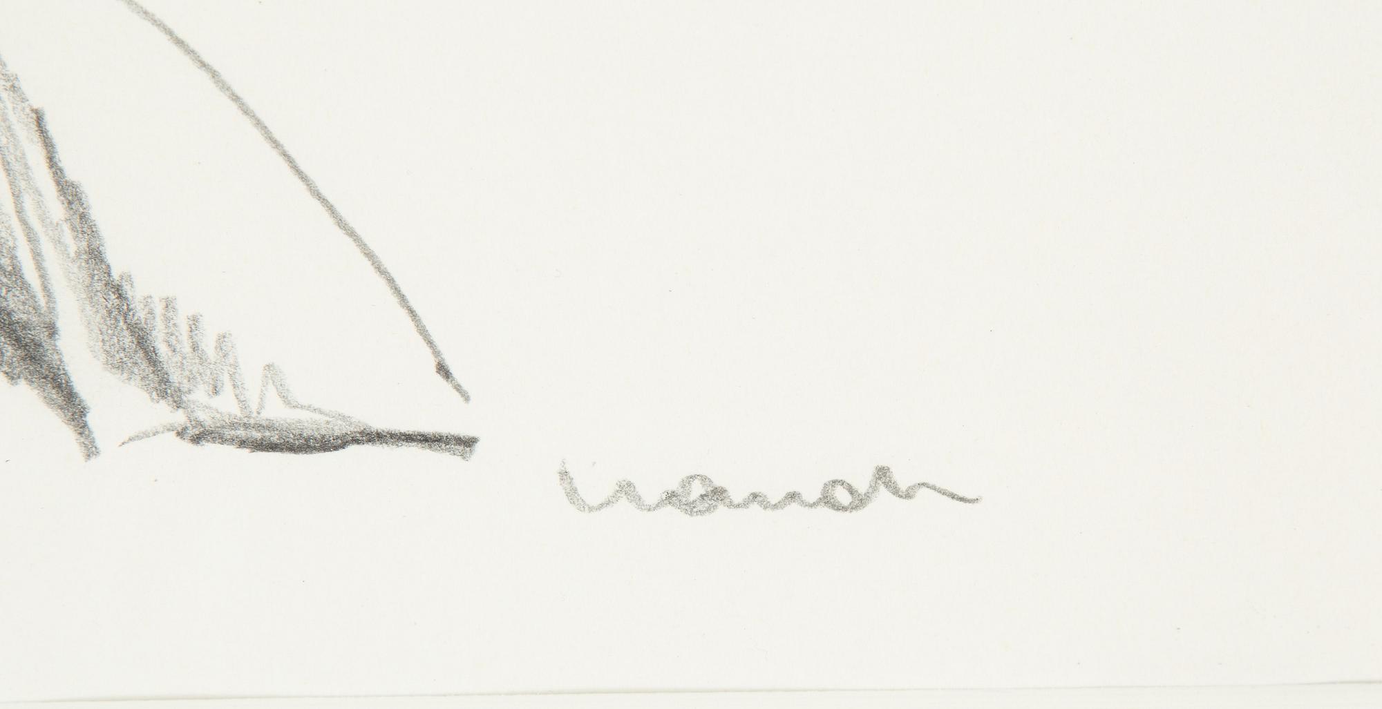 Peter Mandl, a pencil drawing, signed.