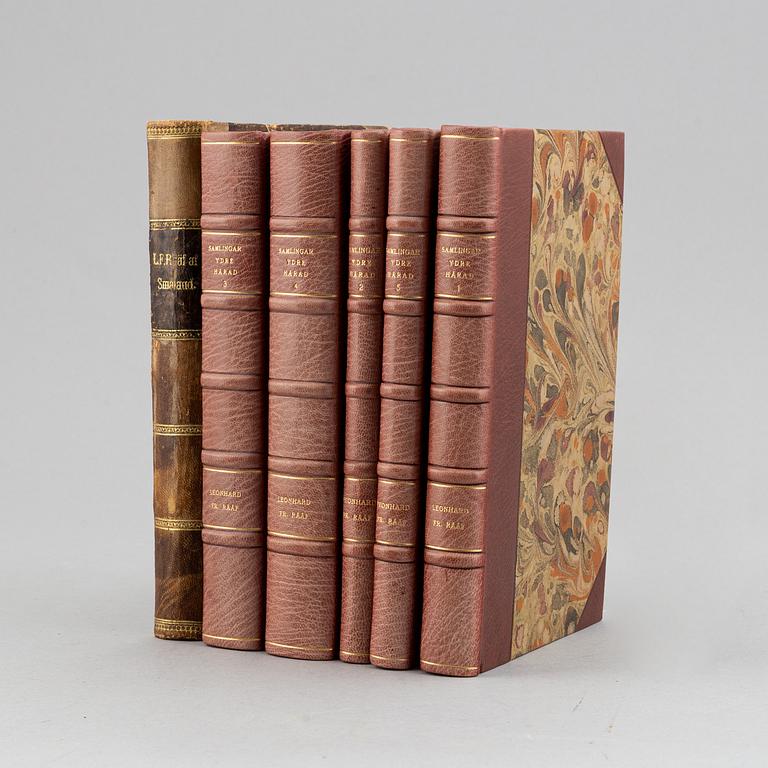 Rääf om Ydre härad i Östergötland (6 vol).